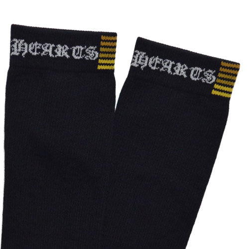 Logo Long Socks - Black / Yellow