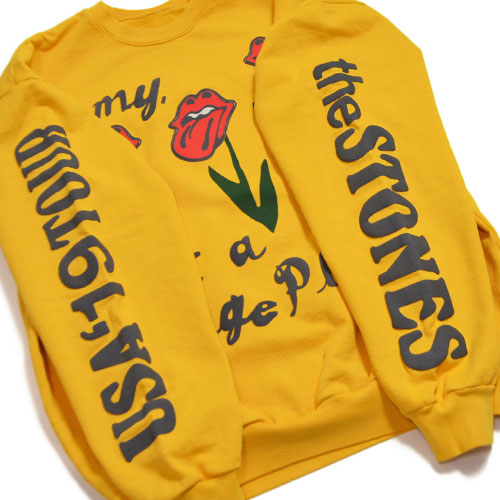 Rolling Stones No Filter Tour Sweatshirt Gold