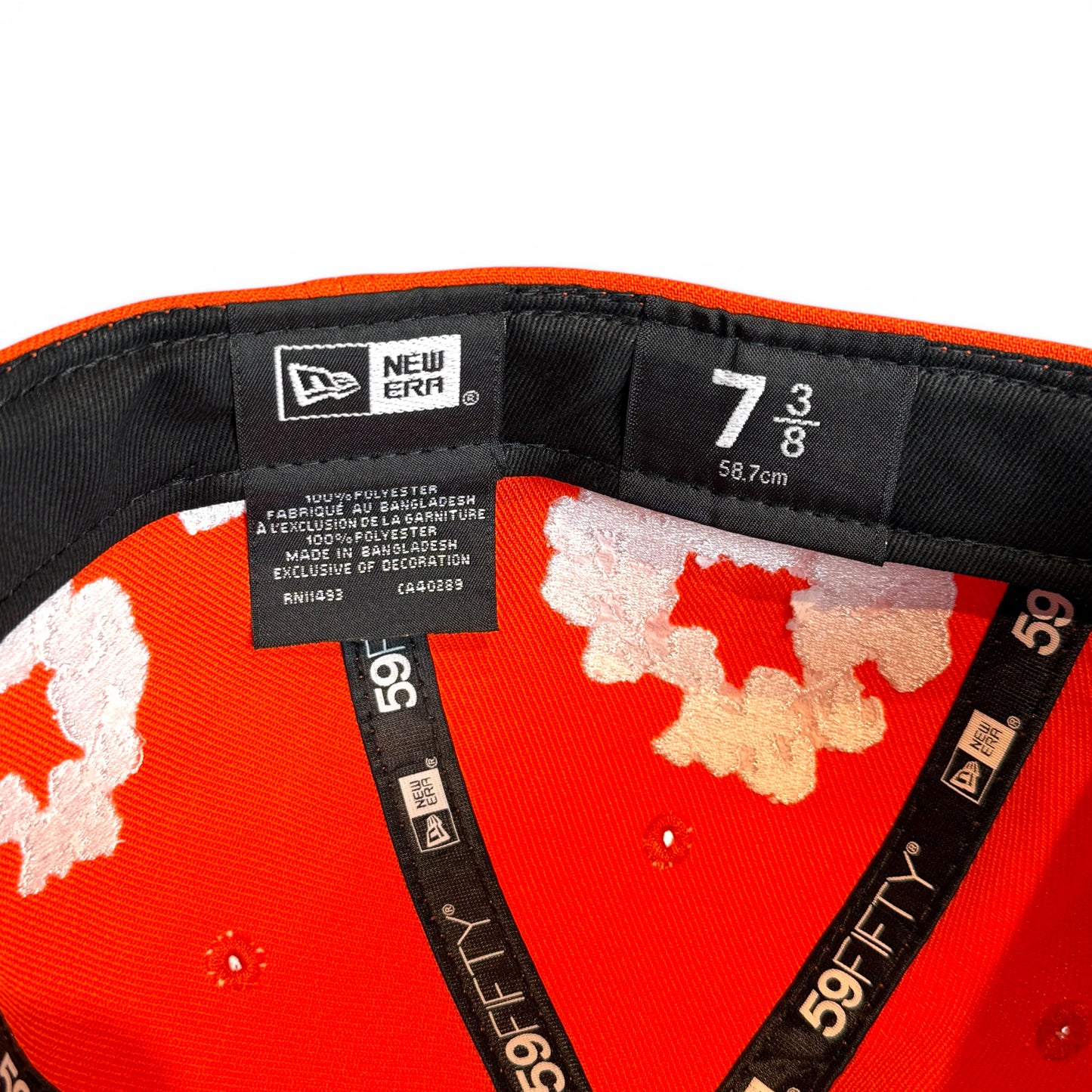 DENIM TEARS X New Era Cotton Wreath 59/50 Orange