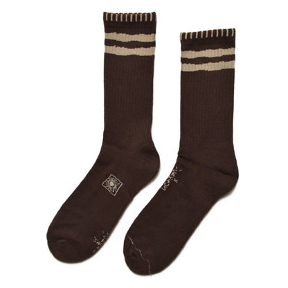 REVERSE JACK SOCKS BROWN "CACTUS JACK"