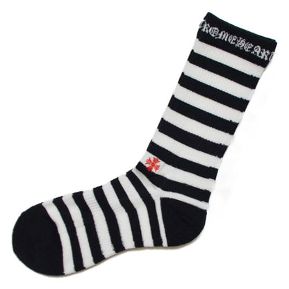 STRIPES SOCKS - BLACK/WHITE