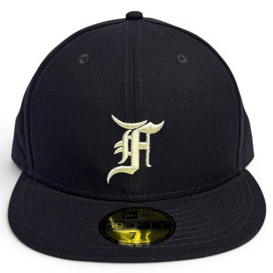 ESSENTIALS × New Era 59FIFTY Fitted Hat - NAVY