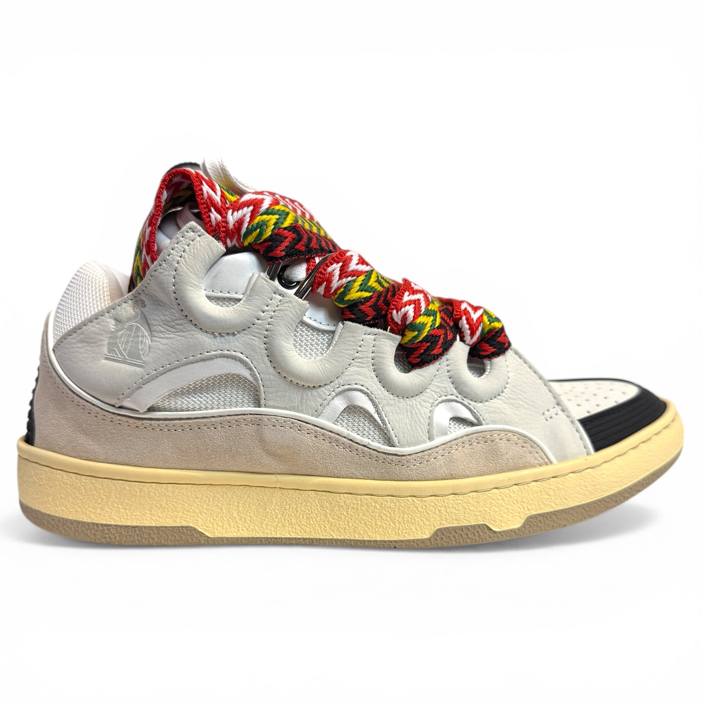 LEATHER CURB SNEAKERS