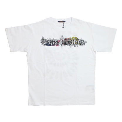 LV SPIRAL BACK PRINTED T-SHIRT