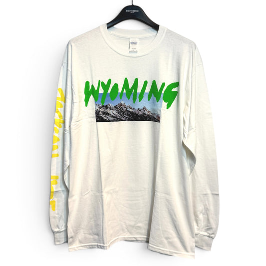 KANYE WEST WYOMING LONG SLEEVE T-SHIRT - WHITE