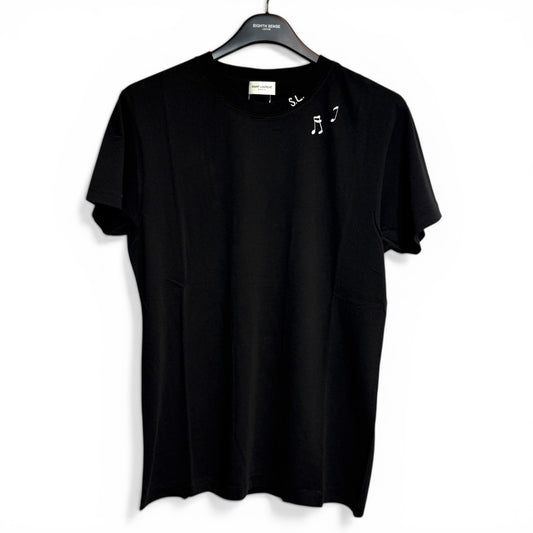 SURF SHORT SLEEVE SL MUSICAL NOTES PRINTED T-SHIRT "2016FW" by Hedi Slimane