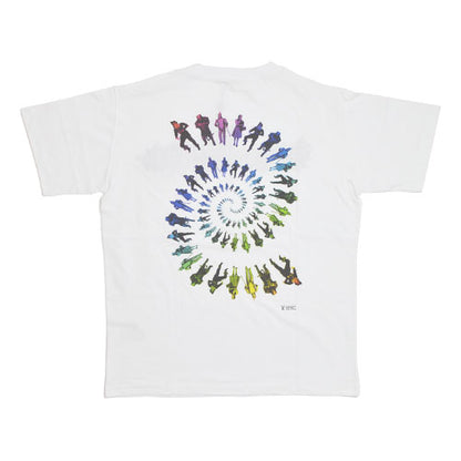 LV SPIRAL BACK PRINTED T-SHIRT