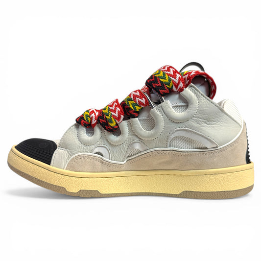 LEATHER CURB SNEAKERS
