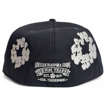 DENIM TEARS X New Era Cotton Wreath 59/50 Navy