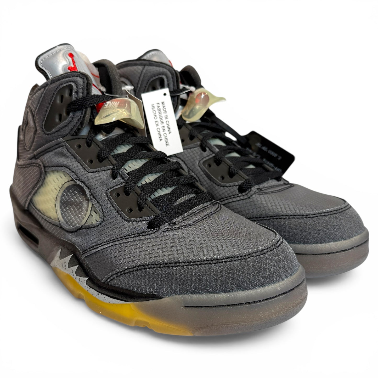 Off-White × NIKE AIR JORDAN 5 RETRO SP (CT8480 001)