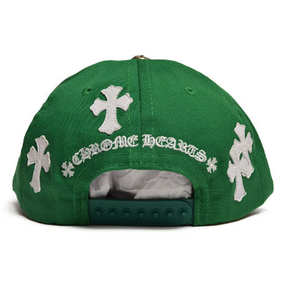CH GREEN HAT LEATHER CROSS PATCH