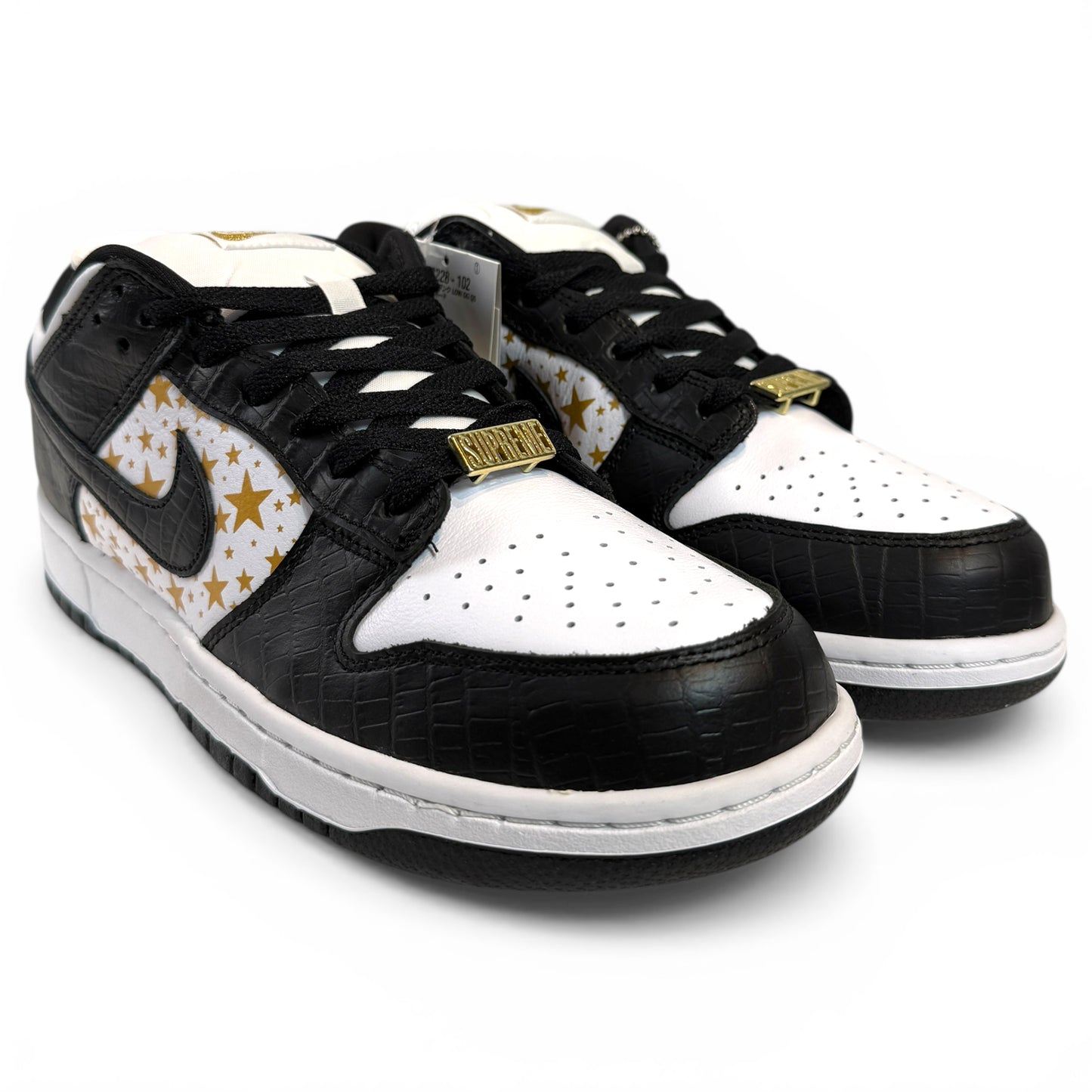 SUPREME × NIKE SB DUNK LOW OG QS (DH3228 102) "GOLD STARS"