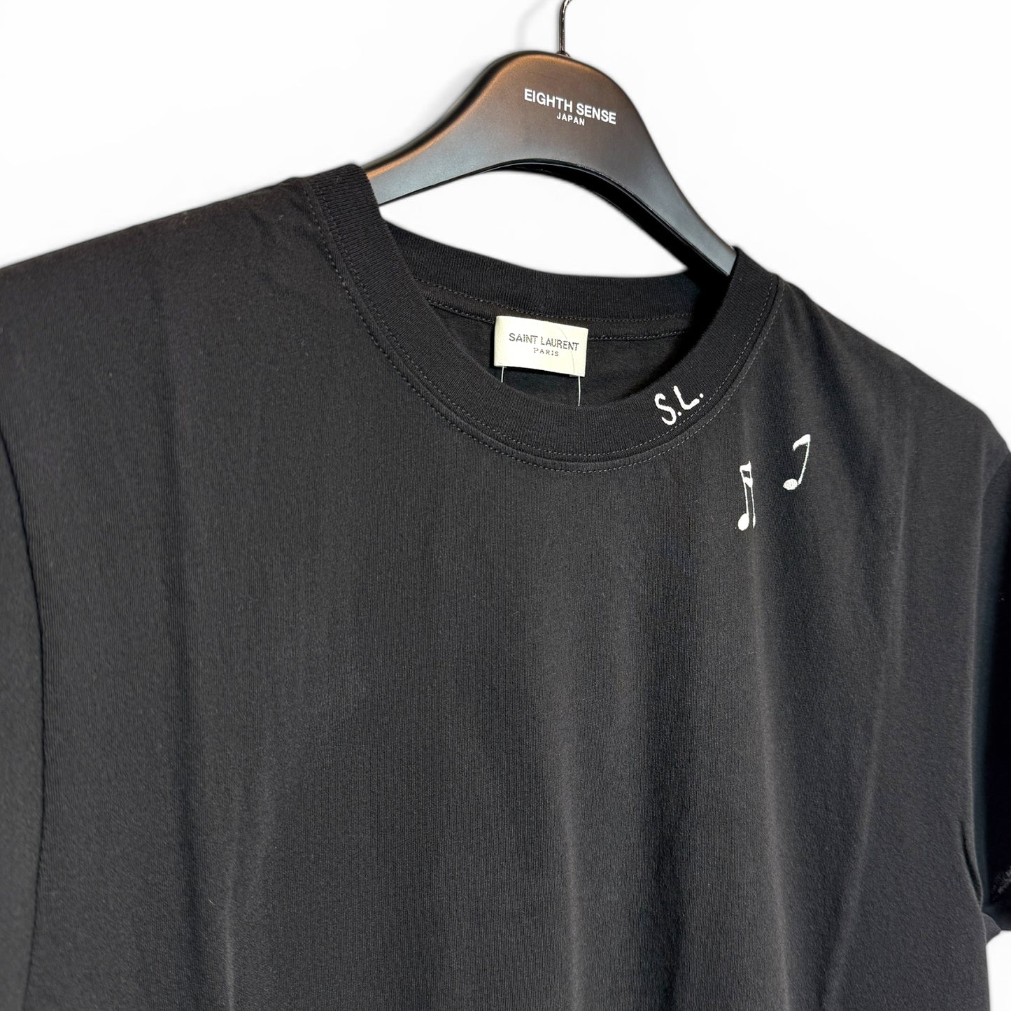 SURF SHORT SLEEVE SL MUSICAL NOTES PRINTED T-SHIRT "2016FW" by Hedi Slimane