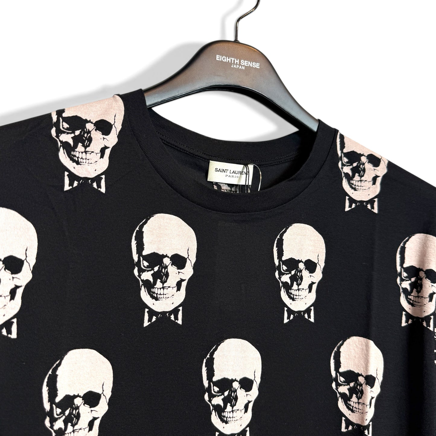 BLACK AND WHITE SKULL T-SHIRT "2015FW" by Hedi Slimane