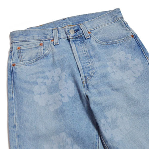 DENIM TEARS X LEVI'S VINTAGE INDIGO MONO WREATH JEAN