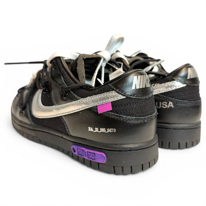 Off-White × NIKE DUNK LOW (DM1602 001) "1 OF 50 / Lot. 50"