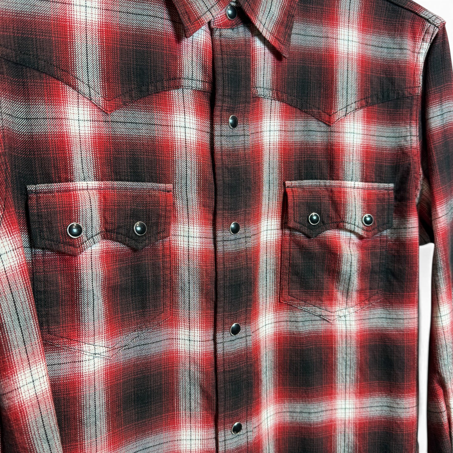 PLAID BOTTON-UP SHIRT "2016FW" by Hedi Slimane