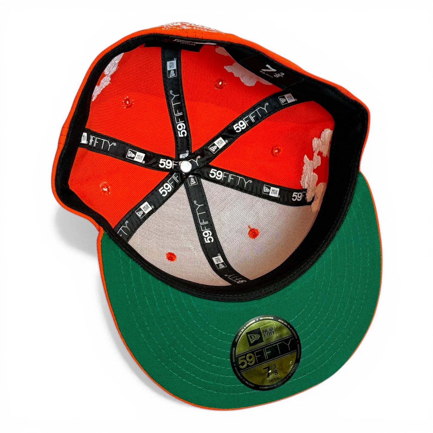 DENIM TEARS X New Era Cotton Wreath 59/50 Orange