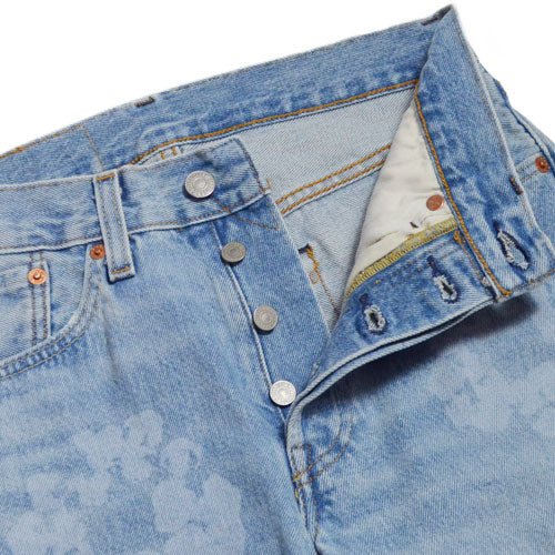 DENIM TEARS X LEVI'S VINTAGE INDIGO MONO WREATH JEAN