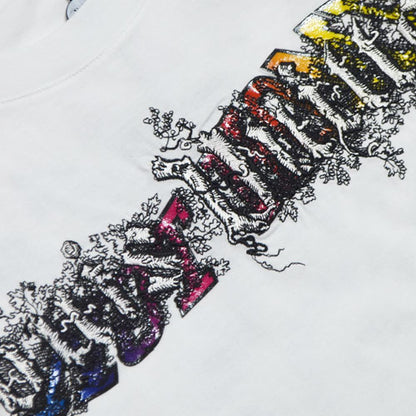 LV SPIRAL BACK PRINTED T-SHIRT