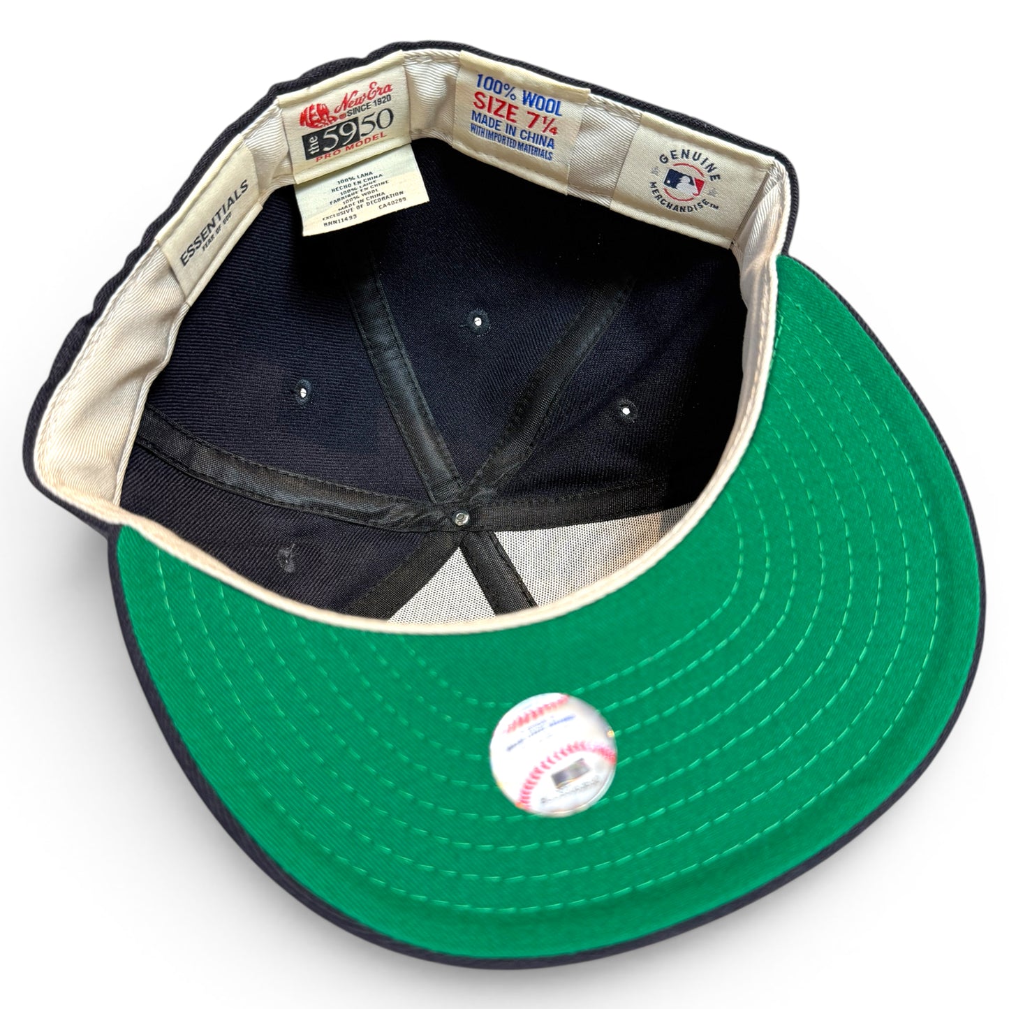 ESSENTIALS × New Era 59FIFTY Fitted Hat - NAVY