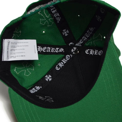 CH GREEN HAT LEATHER CROSS PATCH