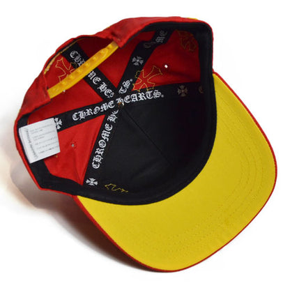 CH RED HAT LEATHER CROSS PATCH