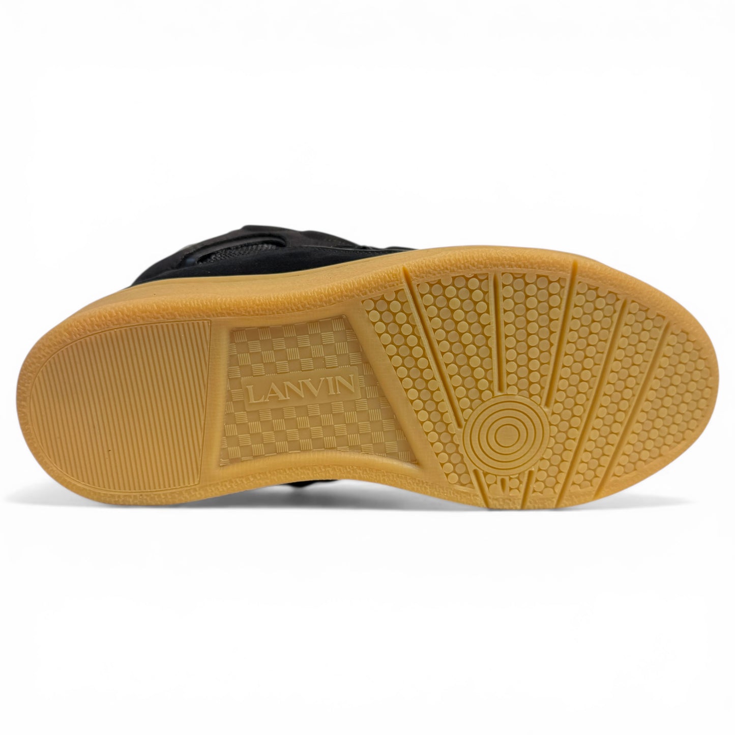 LEATHER CURB SNEAKERS