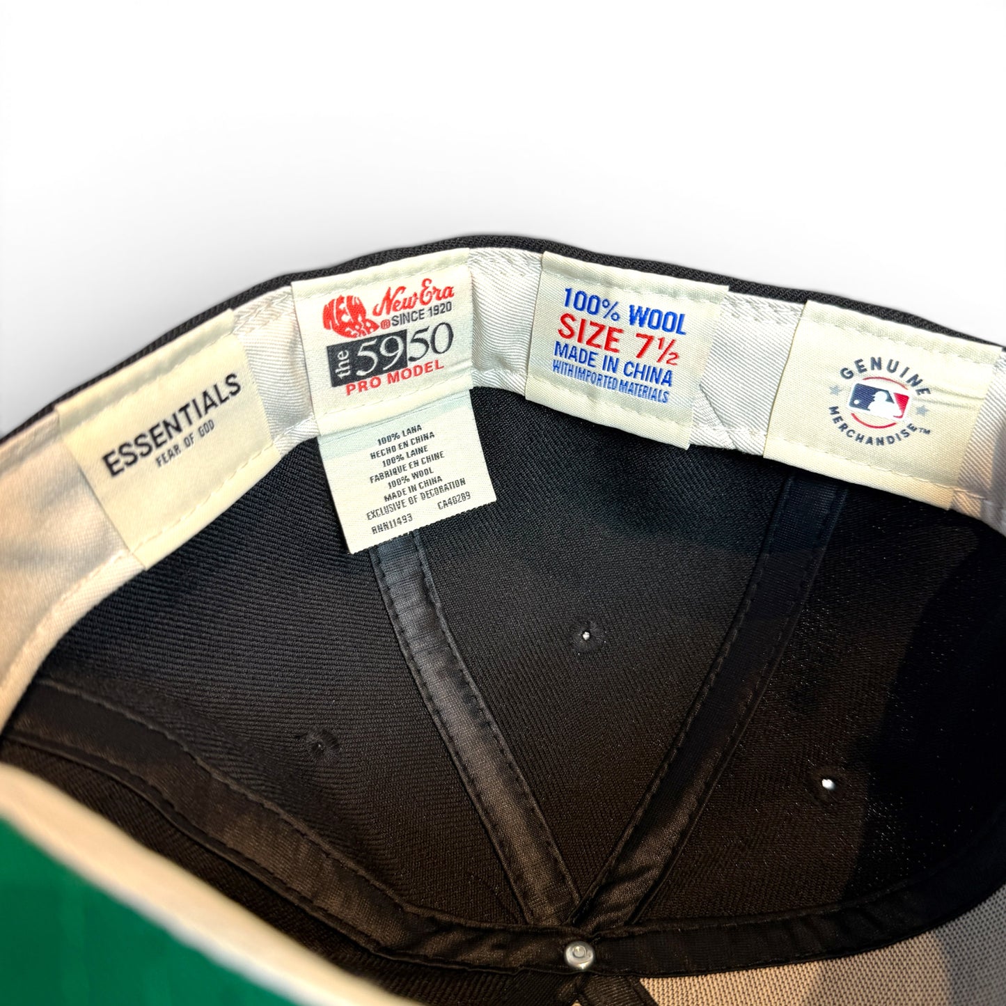 ESSENTIALS × New Era 59FIFTY Fitted Hat - BLACK