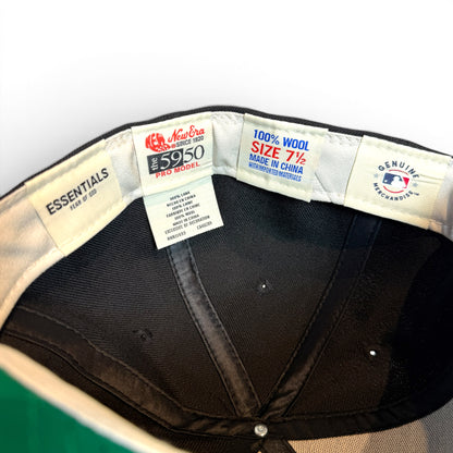 ESSENTIALS × New Era 59FIFTY Fitted Hat - BLACK