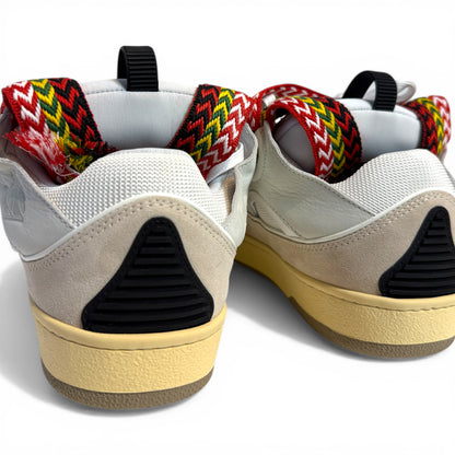 LEATHER CURB SNEAKERS