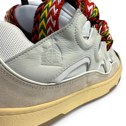 LEATHER CURB SNEAKERS